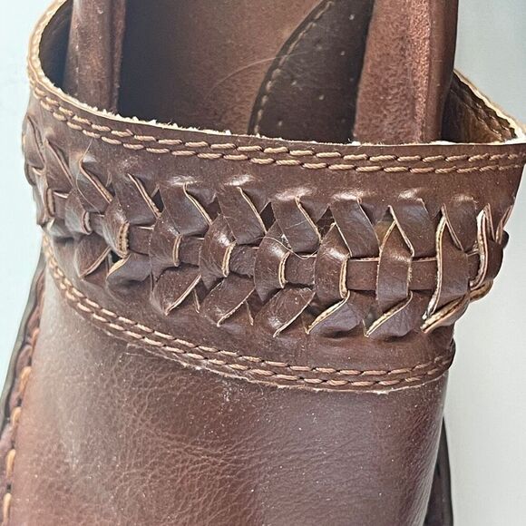B.O.C Women’s Peggy Woven Clog Brown Size 10M - Picture 2 of 8